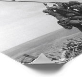 De vlag op Iwo Jima verhogen Poster (Hoek)
