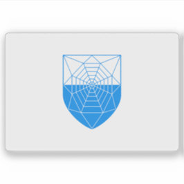 De vlag van Aasiaat (Egedesminde), Groenland Sticker