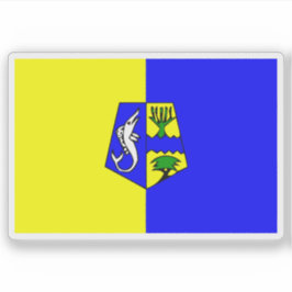 De vlag van Agadir (1976-1997) Sticker