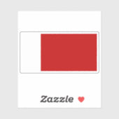 De vlag van Ajman Sticker (Vel)