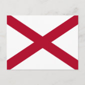 De vlag van Alabama Briefkaart (Voorkant)