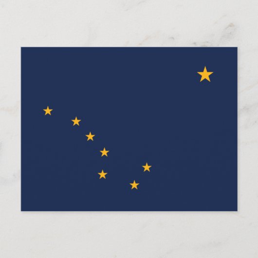 De vlag van Alaska Briefkaart (Voorkant)