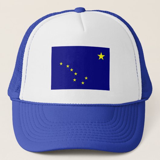 De vlag van Alaska Trucker Pet (Voorkant)