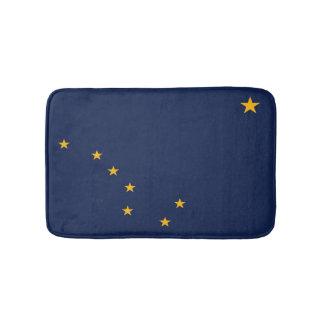 De vlag van Alaska, Verenigde Staten van Amerika Badmat