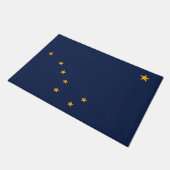 De vlag van Alaska, Verenigde Staten van Amerika Deurmat (Schuin)