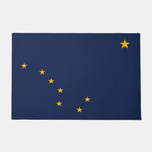 De vlag van Alaska, Verenigde Staten van Amerika Deurmat