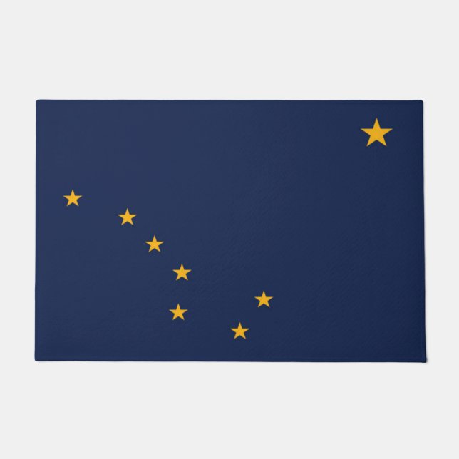 De vlag van Alaska, Verenigde Staten van Amerika Deurmat (Voorkant)