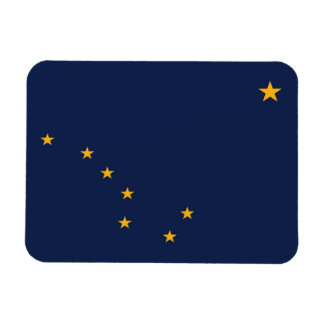 De vlag van Alaska, Verenigde Staten van Amerika Magneet