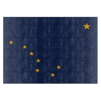 De vlag van Alaska, Verenigde Staten van Amerika Snijplank