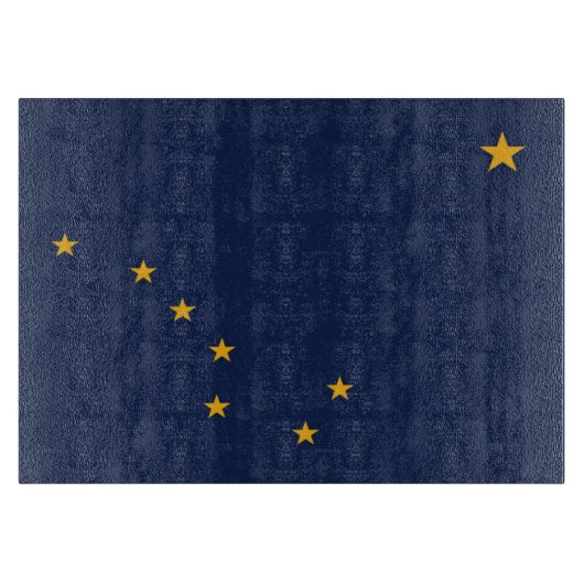 De vlag van Alaska, Verenigde Staten van Amerika Snijplank (Voorkant)