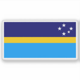 De vlag van Antarctica (Dave Hamilton) Sticker