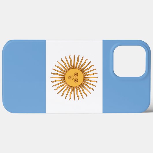 De vlag van Argentinië Case-Mate iPhone Case (Achterkant (horizontaal))