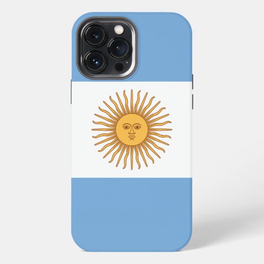 De vlag van Argentinië iPhone Hoesje (Achterkant)