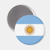 De vlag van Argentinië Magneet (Voorkant / Achterkant)