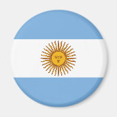 De vlag van Argentinië Magneet (Voorkant)