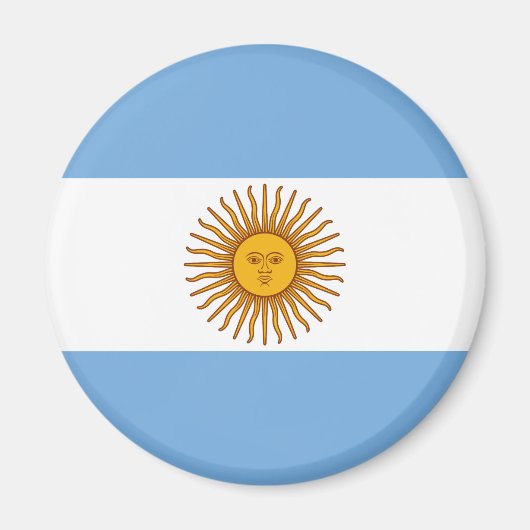 De vlag van Argentinië Magneet (Voorkant)