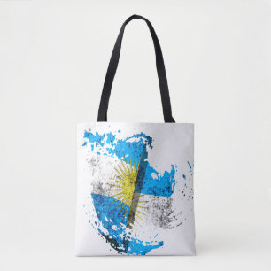 de vlag van Argentinië Tote Bag