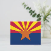 De vlag van Arizona Briefkaart (Staand voorkant)