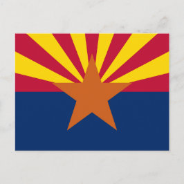 De vlag van Arizona Briefkaart