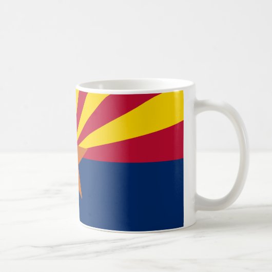 De vlag van Arizona Koffiemok (Rechts)