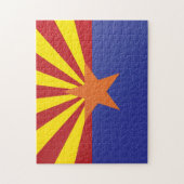 De vlag van Arizona, Verenigde Staten van Amerika Legpuzzel (Verticaal)