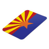 De vlag van Arizona, Verenigde Staten van Amerika Magneet (Linkerzijde)