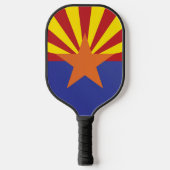 De vlag van Arizona, Verenigde Staten van Amerika Pickleball Paddle (Voorkant)