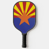De vlag van Arizona, Verenigde Staten van Amerika Pickleball Paddle (Achterkant)