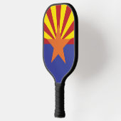 De vlag van Arizona, Verenigde Staten van Amerika Pickleball Paddle (Links)