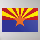 De vlag van Arizona, Verenigde Staten van Amerika Poster (Voorkant)