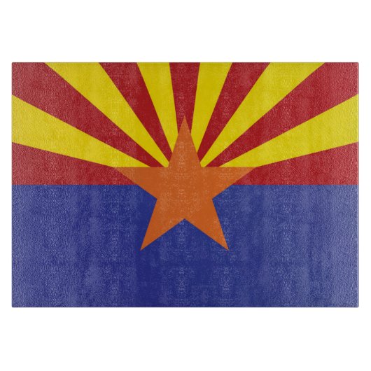 De vlag van Arizona, Verenigde Staten van Amerika Snijplank (Voorkant)