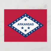 De vlag van Arkansas Briefkaart (Voorkant)