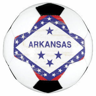 De Vlag van Arkansas grunge Voetbal