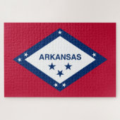 De vlag van Arkansas Legpuzzel (Horizontaal)