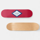 De vlag van Arkansas Persoonlijk Skateboard (Horizontaal)