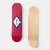 De vlag van Arkansas Persoonlijk Skateboard (Voorkant)