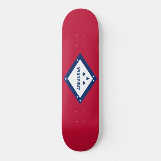 De vlag van Arkansas Persoonlijk Skateboard (Voorkant)