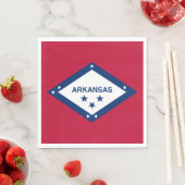 De vlag van Arkansas Servet (Insitu)