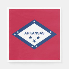 De vlag van Arkansas Servet