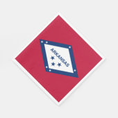 De vlag van Arkansas Servet (Hoek)