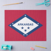 De vlag van Arkansas Tissuepapier (Craft)