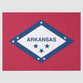 De vlag van Arkansas Tissuepapier