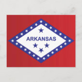 De vlag van Arkansas, VS Briefkaart (Voorkant)