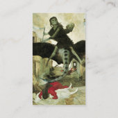 De vlag van Arnold Bocklin Visitekaartje (Achterkant)