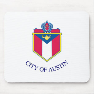 De vlag van Austin (Texas) Muismat