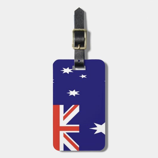 De Vlag van Australië Bagagelabel (Voorkant verticaal)