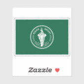 De vlag van Bangkok, Thailand Sticker (Vel)