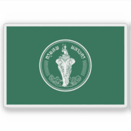 De vlag van Bangkok, Thailand Sticker