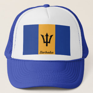 De vlag van Barbados Truckers Mesh Pet