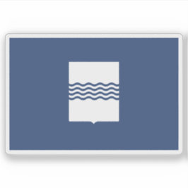 De vlag van Basilicata, Italië Sticker